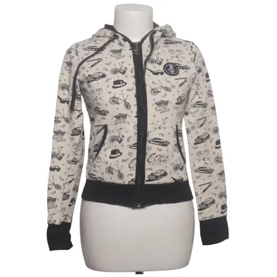 Capuchon sweater (Beige, Zwart) van Circa Katoen, Polyester