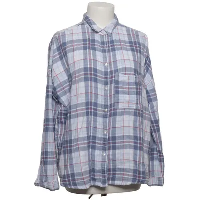 Flannel shirt (Blue, White, Red) from Mango Basics
