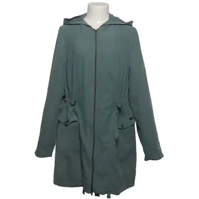 Parka (Green) from Sheego Casual Cotton, Polyamide, Polyester