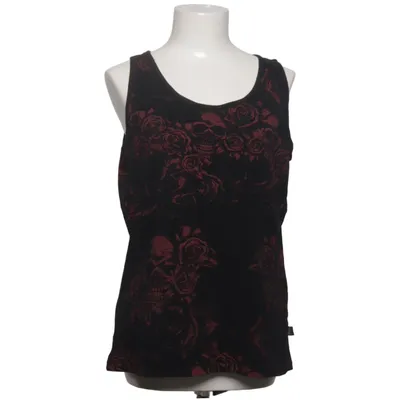 Tank Top (Black, Red) from Black Premium by EMP Elastane, Organic cotton