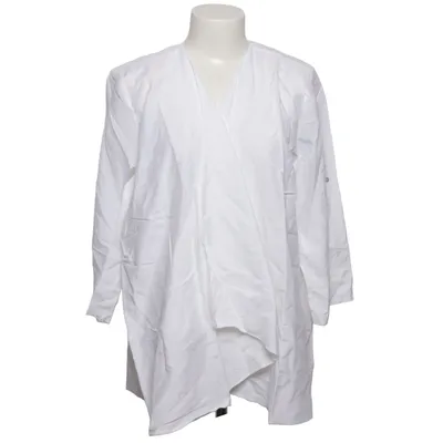 Wrap blouse (White) from Emilia Lay Cotton, Silk