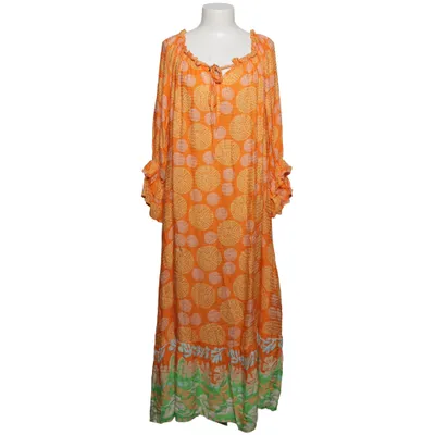 Kjole (Orange, Flerfarvet) fra Chamer Silke, Viscose