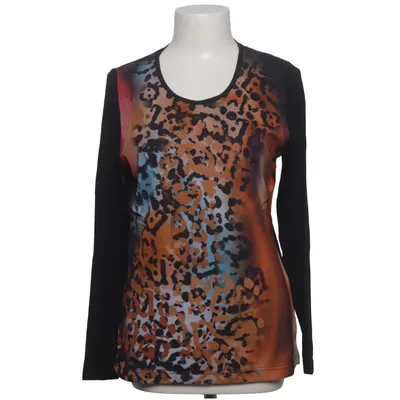 Lange mouwen shirt (Zwart, Meerkleurig) van Lea H. Elastaan, Polyester, Viscose