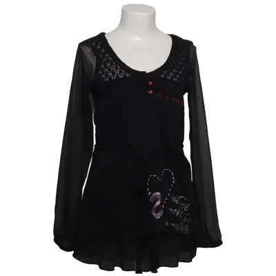 Klänning (Svart) från Desigual Bomull, Polyester