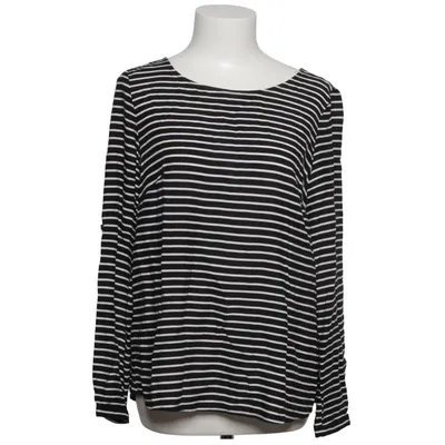 Lange mouwen shirt (Zwart, Wit) van Tom Tailor Viscose