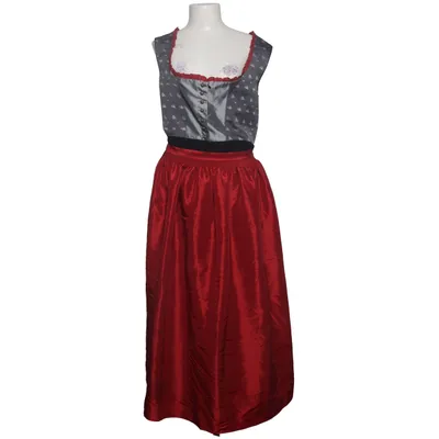 Dirndl (Rouge, Noir, Gris) de Isar-Trachten Coton, Polyester, Viscose