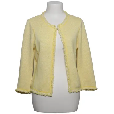 Cardigan (Yellow, White) from Claudia Sträter Cotton, Polyester