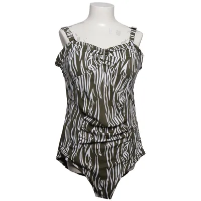 Swimsuit (Green, White, Multicolored) from Janina Elastane, Polyamide, Polyester