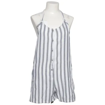 Jumpsuit (Blauw, Wit) van Thinking Mu Gerecycled katoen, Gerecycled polyester