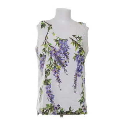 Topp (Vit, Lila, Svart) från Dolce & Gabbana Bomull