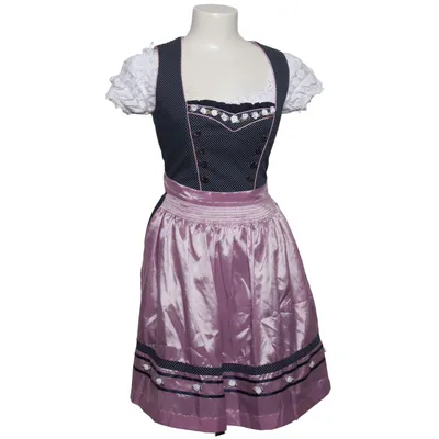 Dirndl (Blauw, Roze, Wit) van Krüger Madl Katoen, Polyester