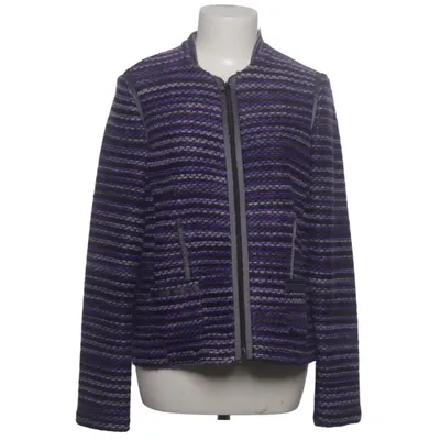 Strickjacke (Lila, Schwarz, Grau) von Frank Walder Acryl, Polyester, Wolle