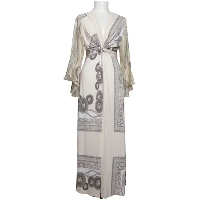 Långklänning (Beige, Flerfärgad) från Trois Ka Elastan, Polyester