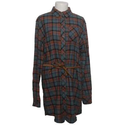 Shirt dress (Blue, Orange, Multicolored) from Skhoop Cotton