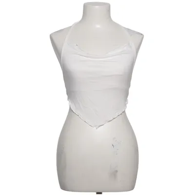 Halterneck top (Hvid)