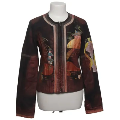 Jacket (Black, Brown, Multicolored) from Custo Barcelona Cotton, Linen