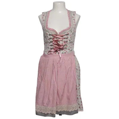 Dirndl (Rosa, Vit, Grå) från Stockerpoint Bomull, Polyester