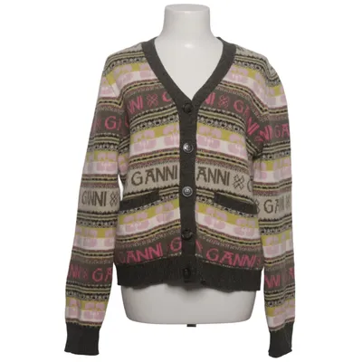 Cardigan (Groen, Roze, Meerkleurig) van Ganni Polyamide, Wol