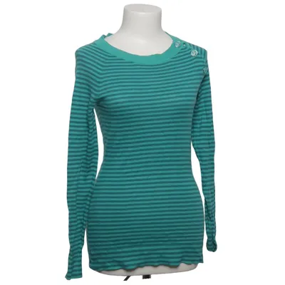 Long sleeve T-shirt (Blue, Green) from Simons Cashmere, Nylon, Viscose