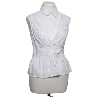 Vest (White) from DKNY Cotton, Elastane