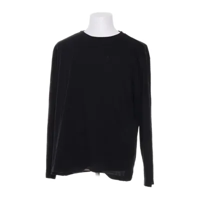 Langærmet t-shirt (Sort) fra H&M Basic Bomuld