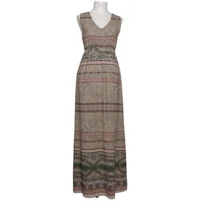 Maxi dress (Beige, Brown, Multicolored) from Pronto Moda Elastane, Polyester