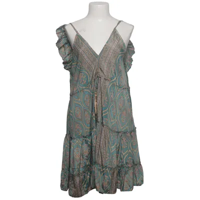 Robe (Bleu, Multicolore) de C.A.M Soie, Viscose