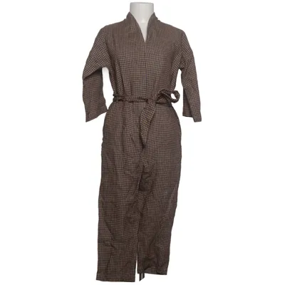 Jumpsuit (Blue, Brown) from Offon Clothing Linen