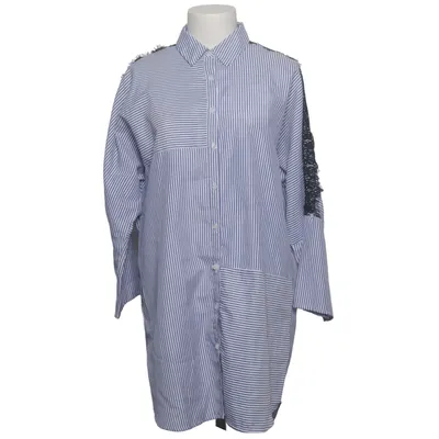 Chemise (Bleu, Blanc) de V. Code Polyester