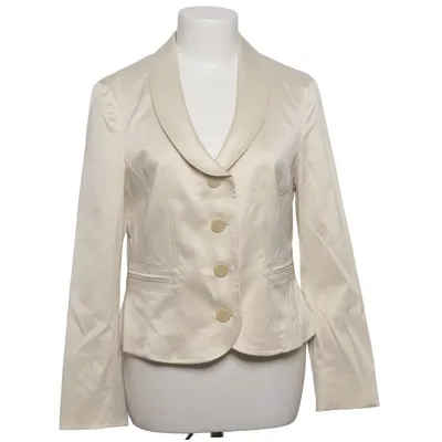 Kavaj (Beige) från Linea Bomull, Elastan, Polyester