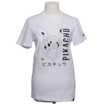 T-shirt (Blanc, Noir) de Pokémon Coton