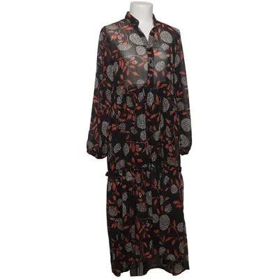 Maxikjole (Sort, Orange, Hvid) fra Kilibbi Bomuld, Polyester