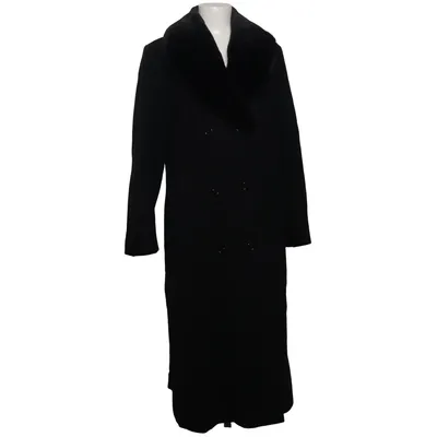 Mantel (Schwarz) von Damo Donna Acetat, Kaschmir, Nylon, Wolle