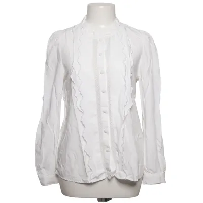 Blouse (Witte blouse ruches) de Amy & Lucy Polyester, Tencel