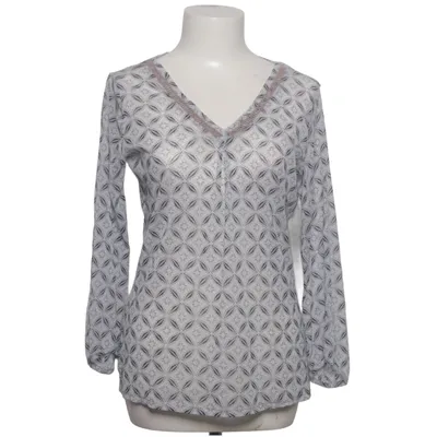 Blouse (White, Brown) from Comma