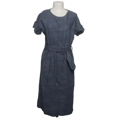 Blusenkleid (Blau) von Fever London Baumwolle, Leinen