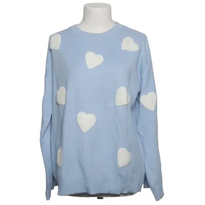 Sweater (Blue, White) from Effeny Elastane, Polyamide, Viscose