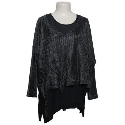Langarmshirt (Grau, Schwarz) von Marc Abbas Viskose