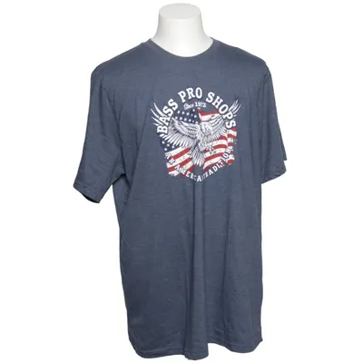 T-shirt (Blå, Flerfärgad) från Bass Pro Shops Bomull, Polyester