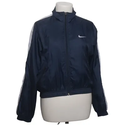 Sports jacket (Blue, White) from Nike Cotton, Polyester