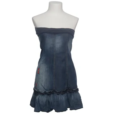 Denim dress (Blue) from Lonsdale Cotton, Linen