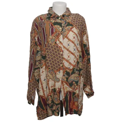 Bluse (Grøn, Brun, Flerfarvet) fra New Tast Viscose