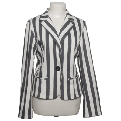 Kavaj (Svart, Vit) från Pescara Elastan, Polyester, Viskos