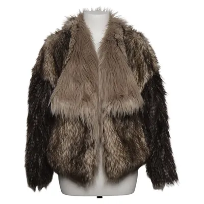 Vinterjakke (Beige, Brun) fra Zara Basic Akryl, Polyester