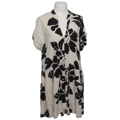 Jurk (Zwart, Meerkleurig) van H&M Viscose, Polyamide