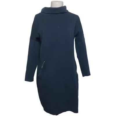 Robe à col roulé (Bleu) de Mohito Coton, Élasthane, Polyester