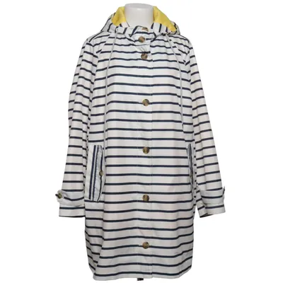 Regnfrakke (Hvid, Blå, Gul) fra Lands' End Polyester