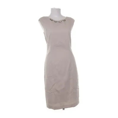 Jurk (Beige) van Comma Katoen, Elastaan, Polyamide