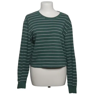 Sweatshirt (Green, White) from Pull & Bear