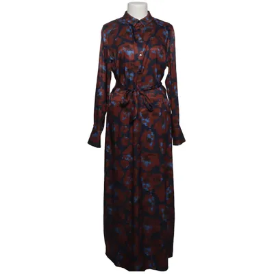 Shirt dress (Brown, Blue, Multicolored) from D'auvry Elastane, Polyester